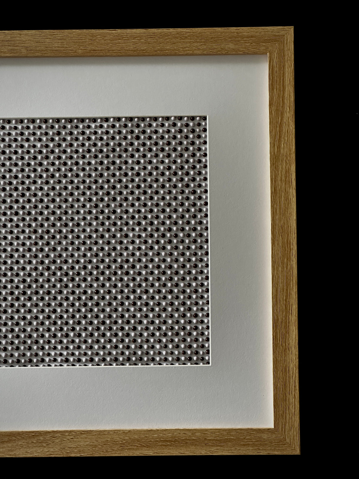 Original Textured Abstract Dot Painting | Cocoa Brown & Lavender