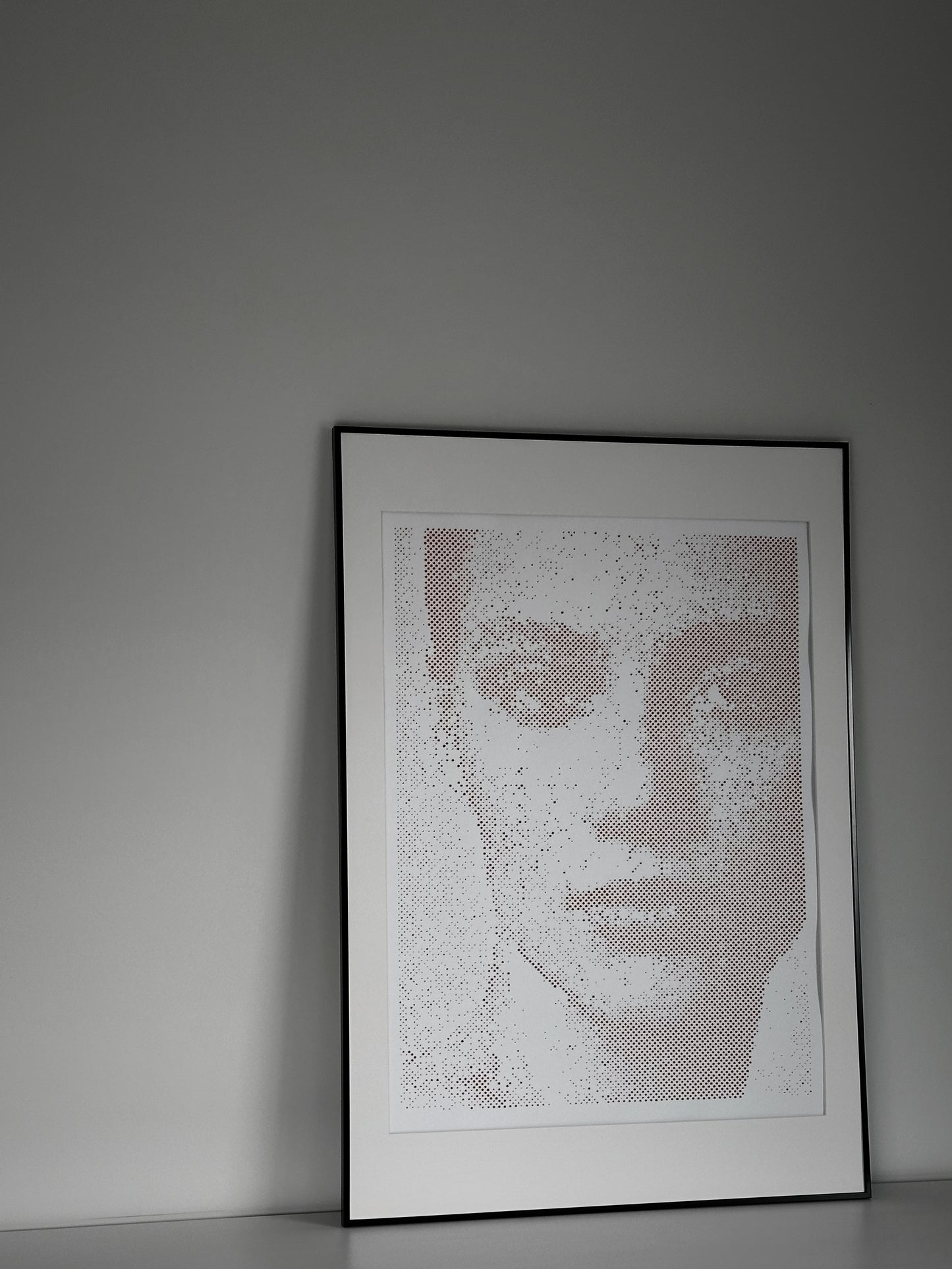 Original handmade portrait painting on wall – KARU Studio