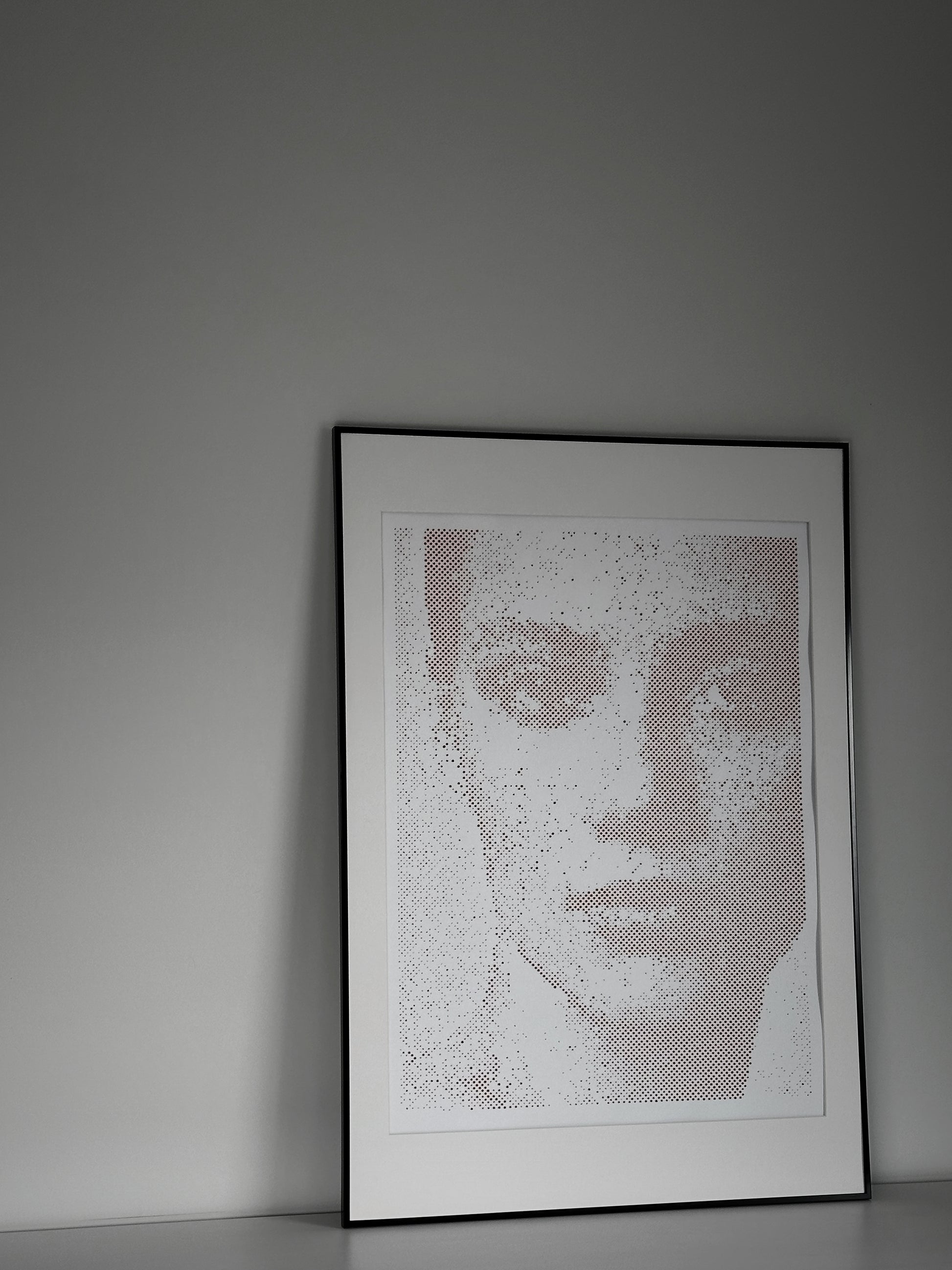 Original handmade portrait painting on wall – KARU Studio