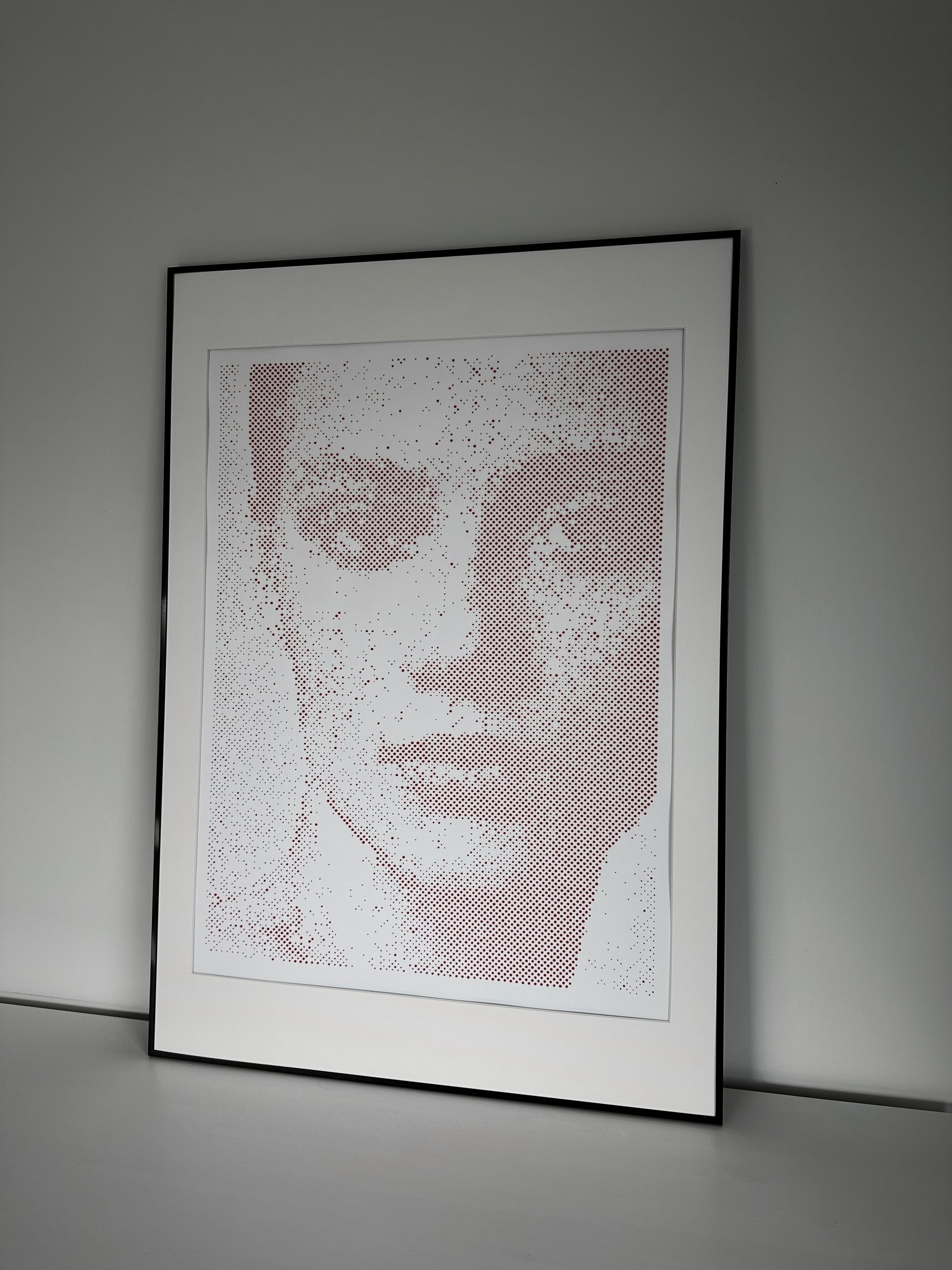 Original handmade portrait painting on wall – KARU Studio