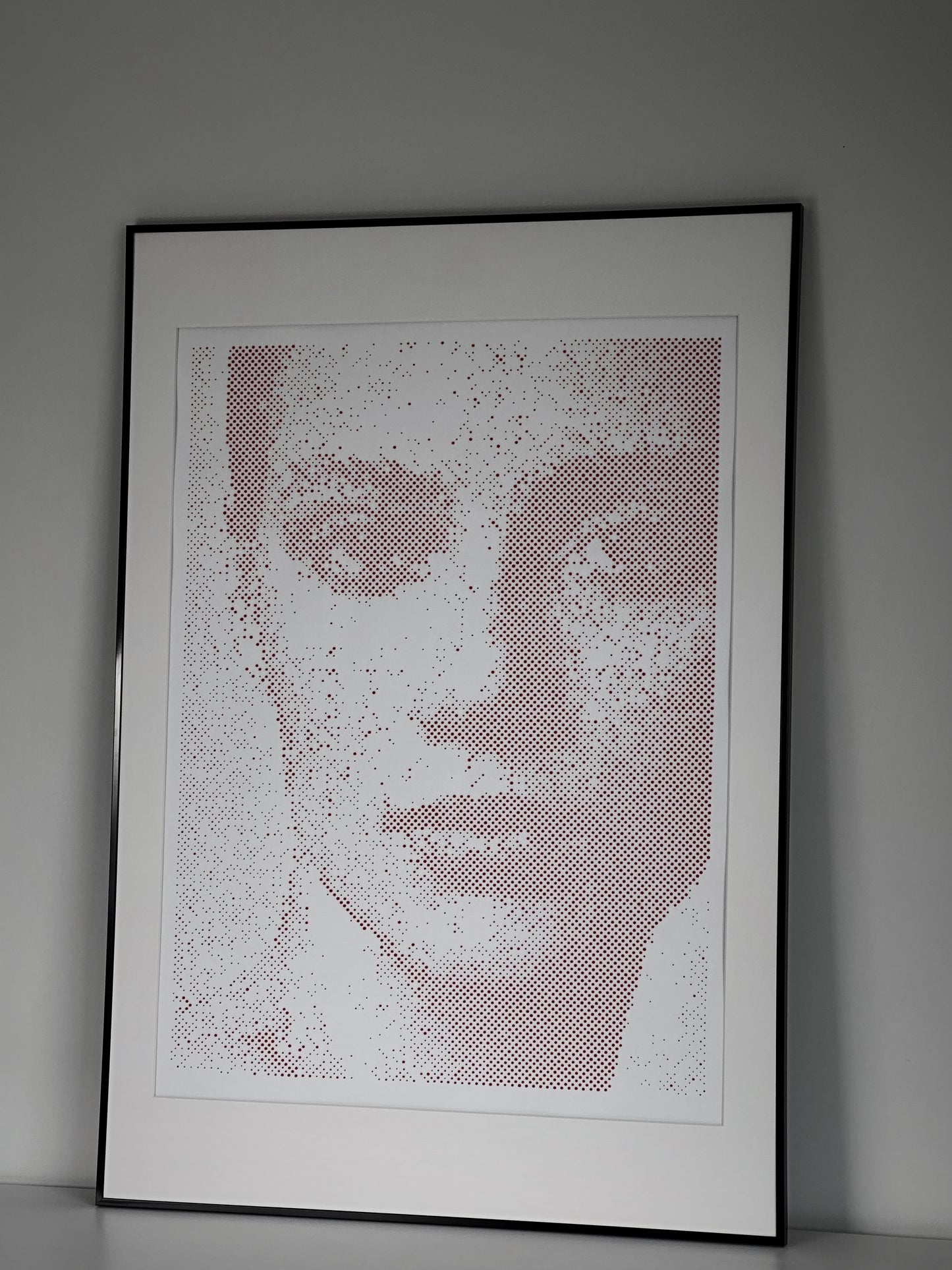 Original handmade portrait painting on wall – KARU Studio