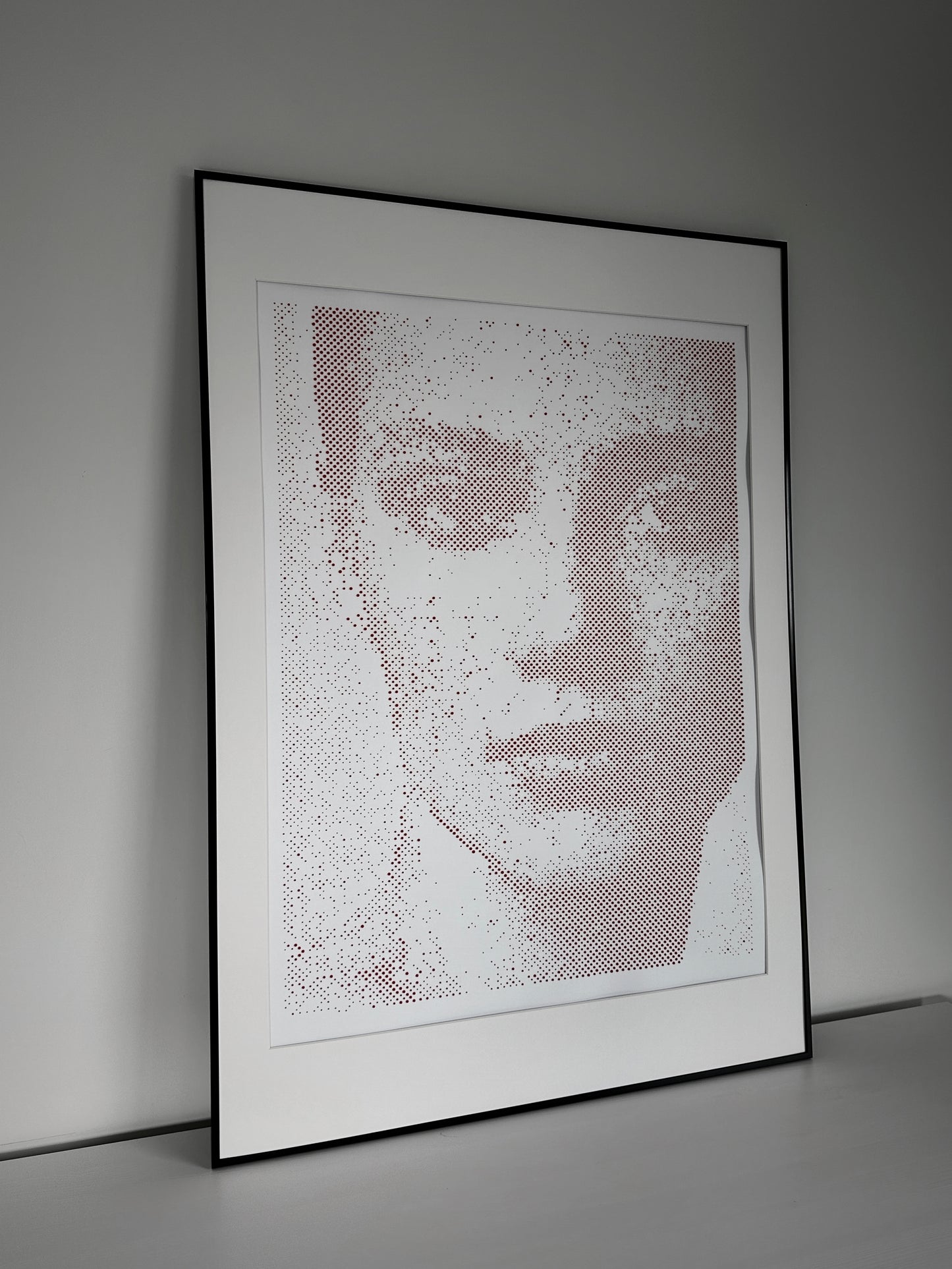 Original handmade portrait painting on wall – KARU Studio