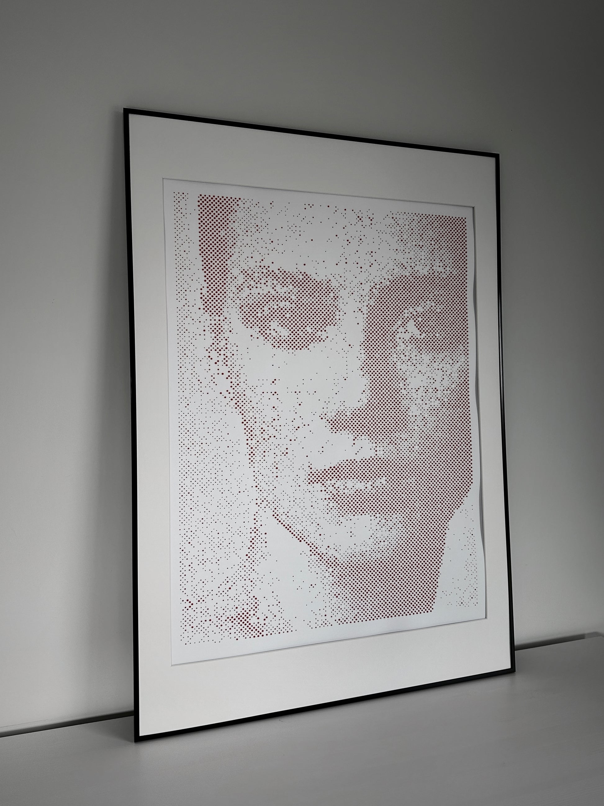 Original handmade portrait painting on wall – KARU Studio