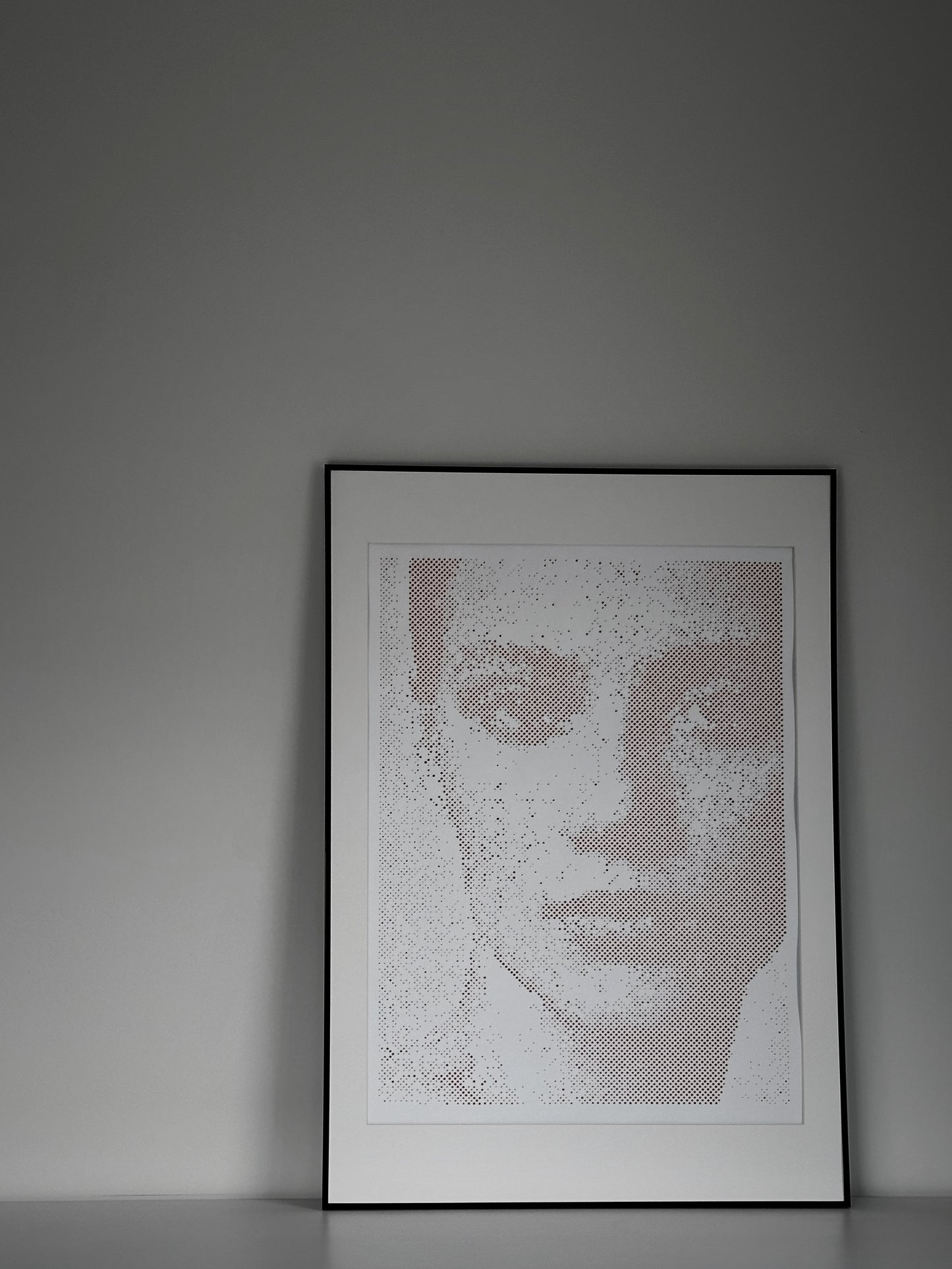 Original handmade portrait painting on wall – KARU Studio