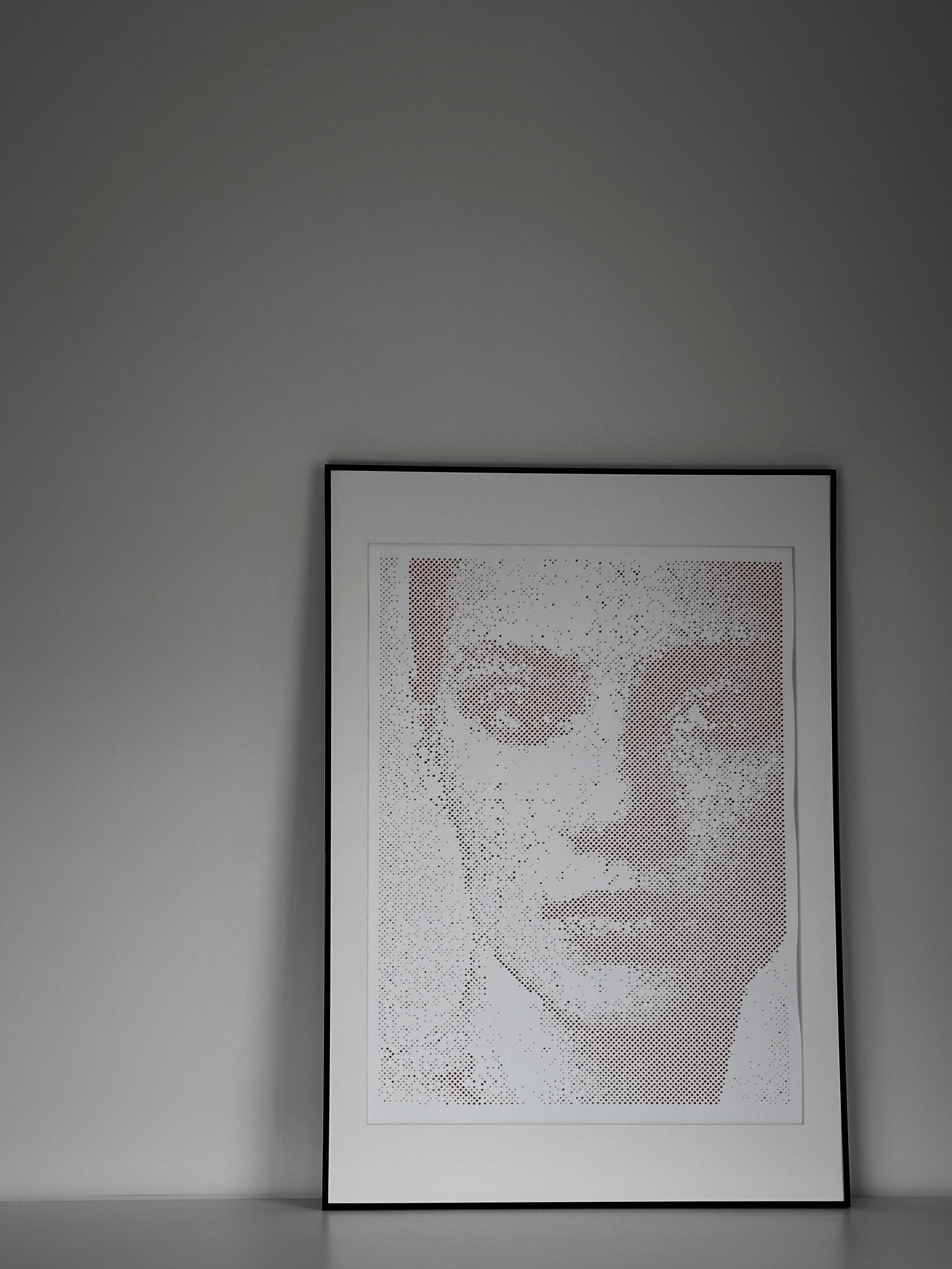 Original handmade portrait painting on wall – KARU Studio